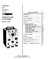 Heathkit IT-28-Cap-checker - Manual-sch 